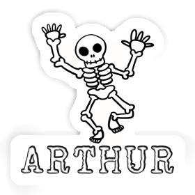 Skeleton Sticker Arthur Image