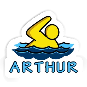 Swimmer Sticker Arthur Image