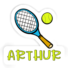 Arthur Sticker Tennis Racket Image