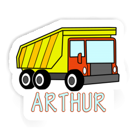 Sticker Arthur Dump Truck Image