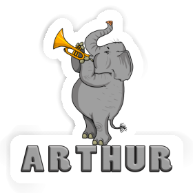 Elephant Sticker Arthur Image