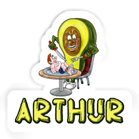 Avocado Sticker Arthur Image