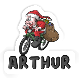 Sticker Arthur Cyclist Image