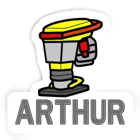 Vibratory Rammer Sticker Arthur Image