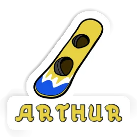 Wakeboard Sticker Arthur Image