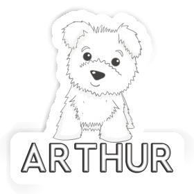 Arthur Sticker Terrier Image