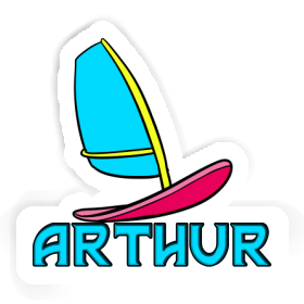 Sticker Windsurf Board Arthur Image