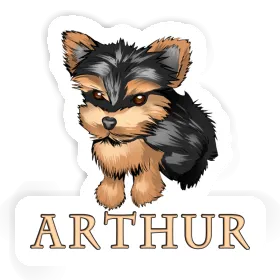 Sticker Arthur Yorkshire Terrier Image