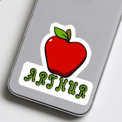 Pomme Autocollant Arthur Laptop Image