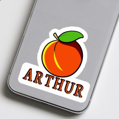 Arthur Sticker Apricot Notebook Image