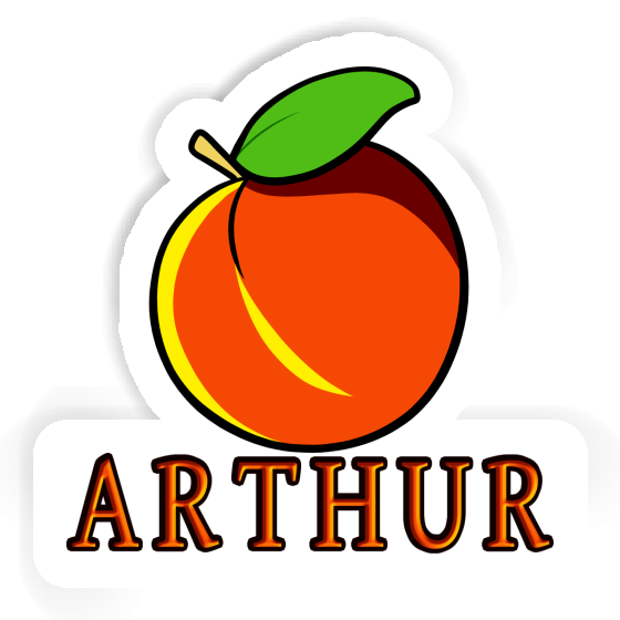 Arthur Sticker Apricot Image