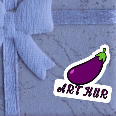 Sticker Aubergine Arthur Image