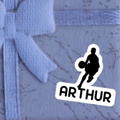 Basketball Player Sticker Arthur Laptop Image