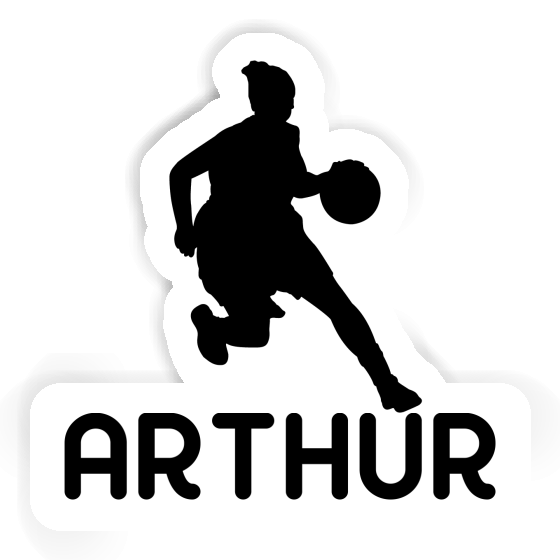 Sticker Arthur Basketball Player Notebook Image