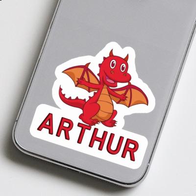 Sticker Arthur Baby Dragon Image