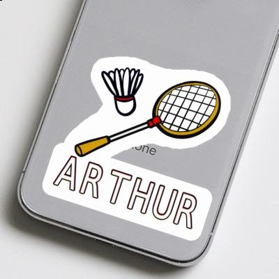 Sticker Badminton Racket Arthur Notebook Image