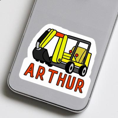 Sticker Minibagger Arthur Gift package Image