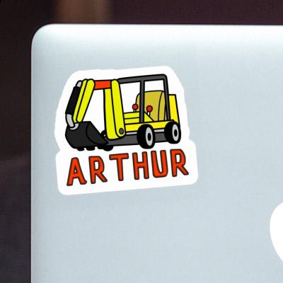 Mini-Excavator Sticker Arthur Image