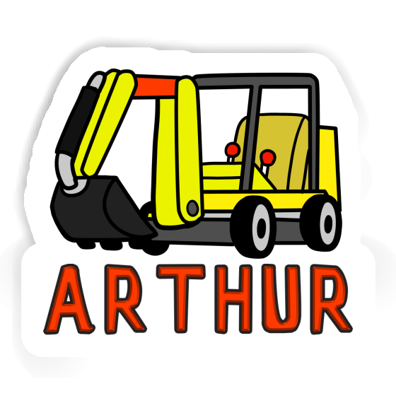 Mini-Excavator Sticker Arthur Image