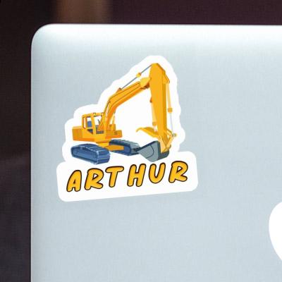 Arthur Sticker Excavator Notebook Image