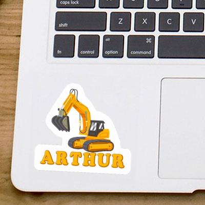 Arthur Autocollant Pelleteuse Laptop Image