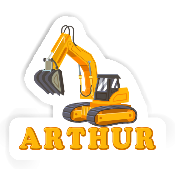 Sticker Arthur Excavator Gift package Image