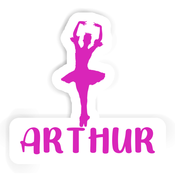 Sticker Arthur Ballerina Laptop Image