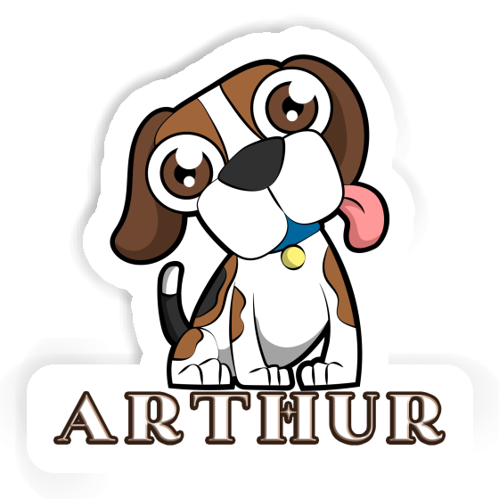 Sticker Arthur Beagle Notebook Image