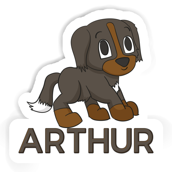 Arthur Sticker Bernese Mountain Dog Laptop Image