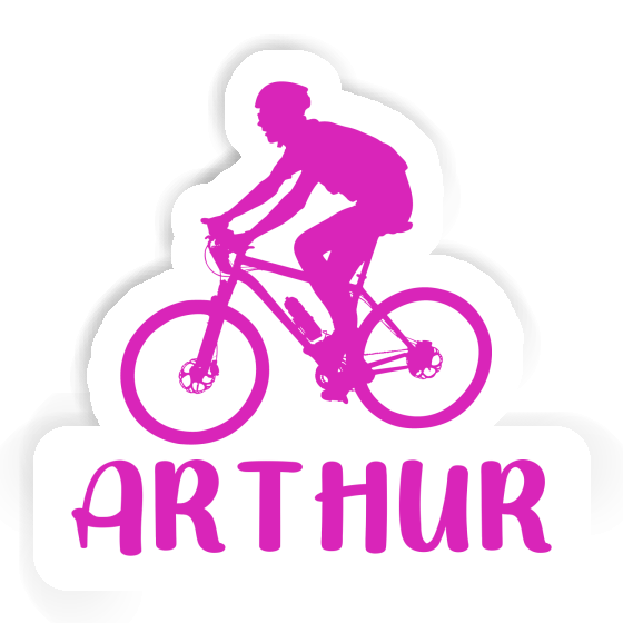 Arthur Sticker Biker Laptop Image