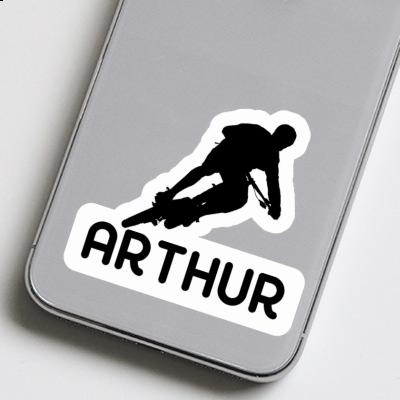 Arthur Sticker Biker Image