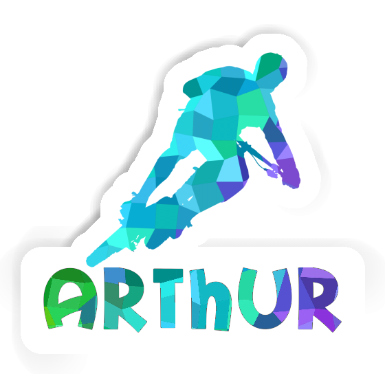 Biker Sticker Arthur Notebook Image