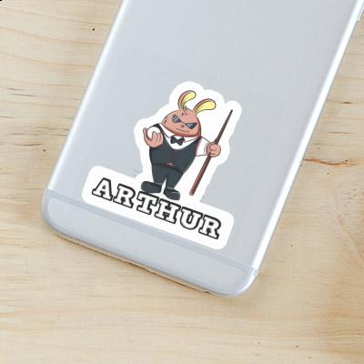 Aufkleber Hase Arthur Laptop Image