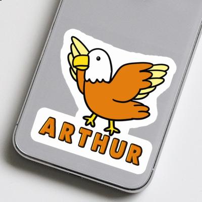 Sticker Arthur Bird Gift package Image