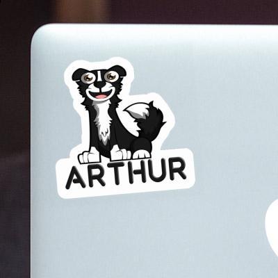 Sticker Border Collie Arthur Laptop Image