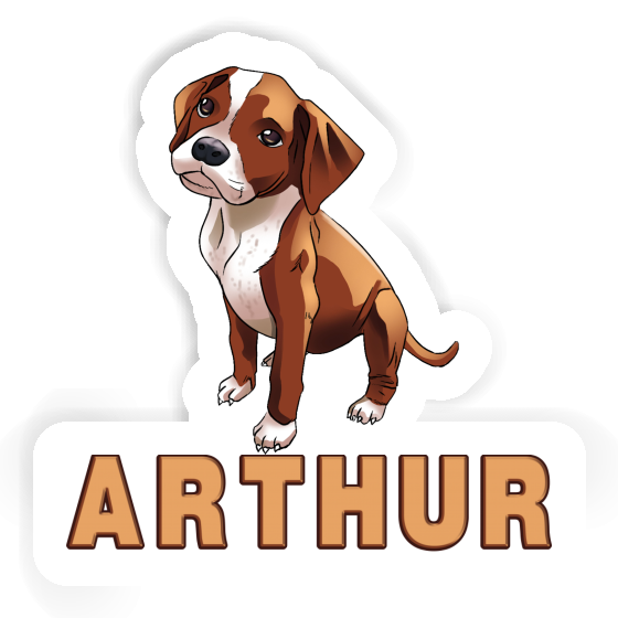 Sticker Boxer Arthur Laptop Image