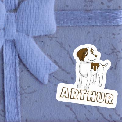 Spaniel Sticker Arthur Laptop Image