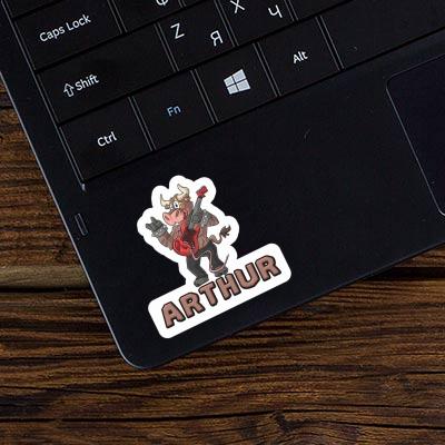 Arthur Sticker Stierrocker Laptop Image