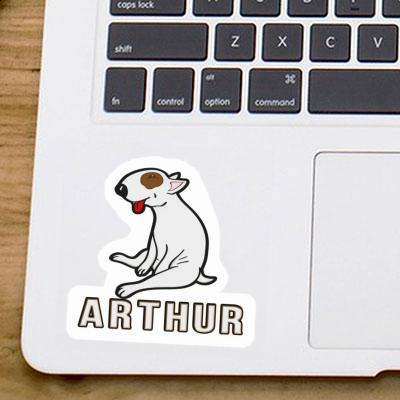 Hund Aufkleber Arthur Gift package Image