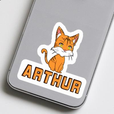 Cat Sticker Arthur Image