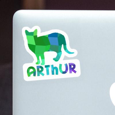 Cat Sticker Arthur Notebook Image