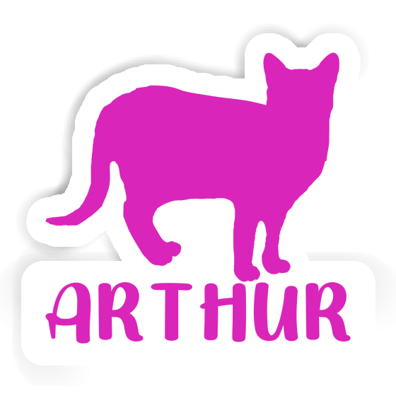 Sticker Arthur Cat Gift package Image