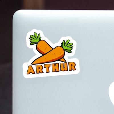 Arthur Autocollant Carotte Laptop Image