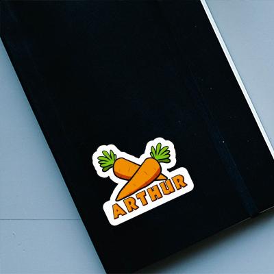 Arthur Autocollant Carotte Notebook Image