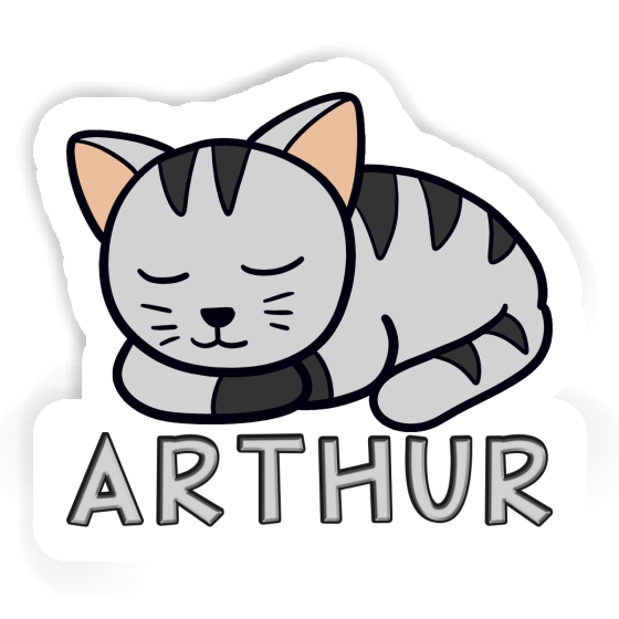 Sticker Arthur Cat Gift package Image