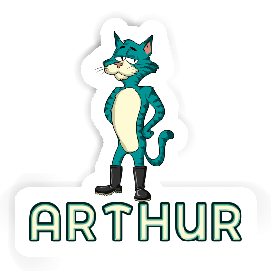 Cat Sticker Arthur Laptop Image