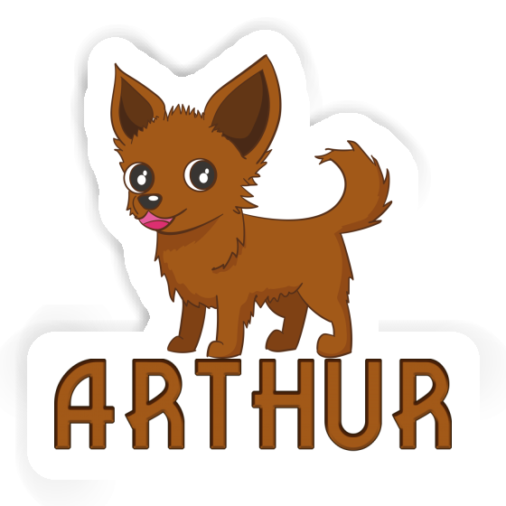 Sticker Chihuahua Arthur Notebook Image