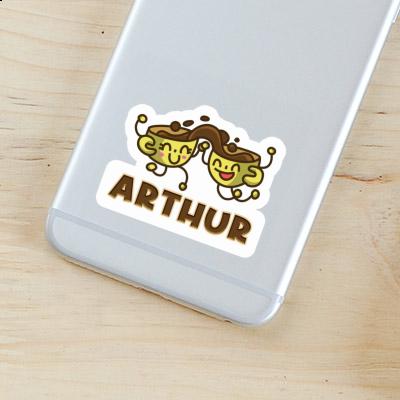 Arthur Sticker Coffee Laptop Image