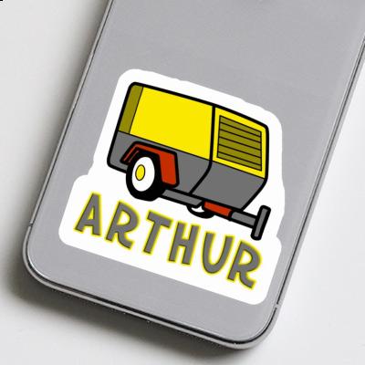 Autocollant Compresseur Arthur Laptop Image