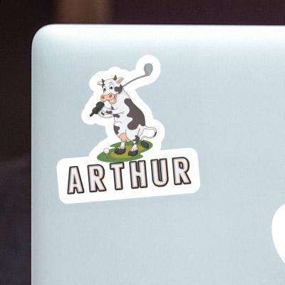 Arthur Autocollant Vache Laptop Image